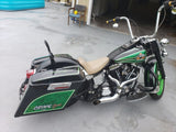Lake 2 into 1 Turnout Header Exhaust Pipe Harley Softail Dyna Chopper Evo Twin C