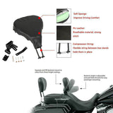 Driver Rider Backrest Fit For Harley Touring Road Glide Street Glide 2009-2020