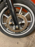 Black Mag Wheels Harley Street Bob Low Rider OEM 4.5x17 19 FXD FXDL 2006^ dual d