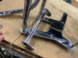 Saddlebag Gaurds Chrome Harley Shovelhead FLH Electra Glide REar Set Vtg Trim