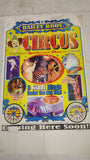1940s Bailey Bros Circus Poster 3 Giant Rings 2-Headed Piggy 14x22