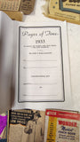 Vintage Advertising Ephemera Lot 1917-1950s First Aid Booklets Grocery Signs