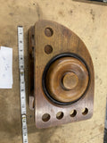 Vintage Decatur 6 Smoking Pipe Stand Rack Holder Humidor Mid Modern 50's Display