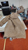 Vintage 1960s NYNCO Zipper Hooded Canvas Active Worker Jacket Khaki Red