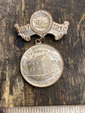 vintage 1887-1912 25th-ann souvenir medal Wilkinsberg pa Badge Collectible!
