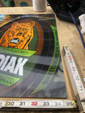 Kodiak Wintergreen 3d sign advertising 35x17 Works for me Bear Collectible!