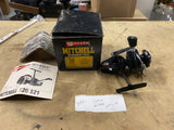 NOS Garcia Mitchell 320 Vintage Spinning Reel  Freshwater Fishing Box Guide Mint