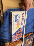 1960's Vintage Clark Bar Candy Display Box Beatrice Foods Retro Advertising Pgh
