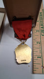 1958  Old Westmoreland Rifles Fifty Yards Off Hand Shooting Medal Box Blackinton