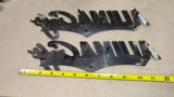 Vintage Alumacraft Boat Emblems Pair Cast Crown Logo Douglas Stemac 12"