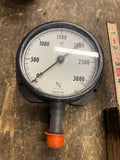 Ashcroft 0-3000 PSI Industrial Pressure Gauge Large Dial Flange Mount 4 1/2"