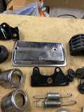 Kawasaki Kz400 Parts lot starter cover tank rubber reflector mounts fork boots