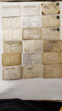 Lot of 18 Antique Postcards 1907 1908 1910 Embossed Holiday Floral Greetings