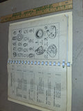 1946 AJS 350cc 500cc Motorcycle Spares List Manual Bound Copy Edition CL-S