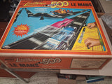Vintage Topper Johnny Lightning Rocket 500 Le Mans Track Set Lot w/ Box & 4 Cars