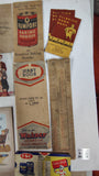 Vintage Advertising Ephemera Lot 1917-1950s First Aid Booklets Grocery Signs