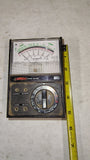 Vintage Micronta 22-201A Analog Multimeter Multitester 18 Ranges w/ Leads Case