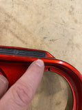 Harley-Davidson Red Metallic Dual Gauge Speedometer Cover Bezel Road Glide FLTR