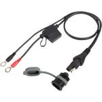 CORD BATTERY optimate Battery Permanant lead Motorcycle Charger phone access