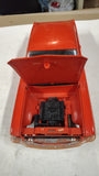 Vintage 1965 Ford Mustang Hardtop Coupe Plastic Toy Car Red 1:25 Scale
