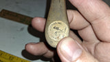 Vintage Solid Brass Duck Head Letter Opener 8" Desk Paper Knife Made In India