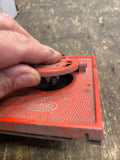Vintage Faraday Fire Alarm Pull Station Red Strike Break Glass Antique Collctibl