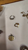 Vintage Jewelry Pin Lot Bulova Watch Mickey Mouse Hard Rock Quaker State Scout