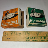 Vintage Aristocrat Biltmore Pocket Watch Boxes Lot - Orange & Green Radium