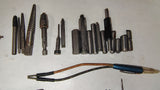 Vintage Machinist Lot Tap Wrench Set Screw Extractor Pin Punch Tool and MORE!
