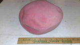 Vintage Borsalino Qualita Suprema Pink Felt Pillbox Hat Miss Alice Italia