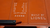 Lionel Postwar 3484-25 Santa Fe Operating Boxcar Var C Tested Works W Box