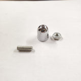 Snub Hole Bullet Bolt Krommets Chrome "38" Harley Acc Panhead shovelhead Trim!