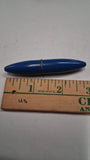 NOS Vintage Allbright Periwinkle Plastic Bullet Capsule Pocket Lighter Unused
