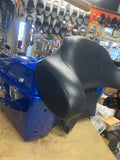 Harley Tour Pak Rich Sunglo Blue Ultra Classic Glide FLH W passenger Pad OEM Nic