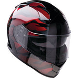 Z1R 0101-1520 Warrant Panthera Helmet Warrant Helmet - Panthera - Black/Red
