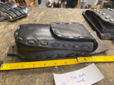 HARLEY HERITAGE SOFTAIL SPRINGER FATBOY BLACK TANK PANEL Pouch Gas tank Shovelhe