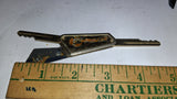Vintage 1950s Signa-Craft Pontiac Folding Key Fob Parts Repair Broken Cover Cut