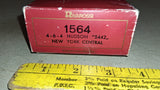 Rivarossi 1564 HO New York Central 4-6-4 Hudson Steam Locomotive 5442 Empty Box