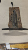 Antique No 0 Cast Iron Hand Saw Sharpening Vise Bench Mount Filing Tool Clamp