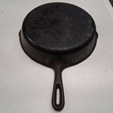 Vtg Unmarked Wagner Ware No. 8 Cast Iron Skillet 10 1/2 Inch Deep Chicken Fryer