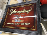 Yuengling Beer Mirror Bar Sign - America's Oldest Brewery 27"x21" Breweriana