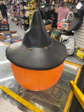 Vtg Empire Jack o Lantern Blow Mold Pumpkin Bucket Witches Hat Halloween Decor!
