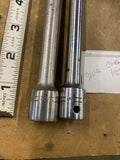 Lot of 2 Craftsman 1/2 Inch Drive Extensions, 6" & 10" Mechanic tools Vtg