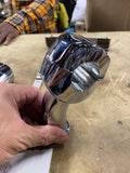 Custom 1 1/4 Pullback Handlebar Risers Chrome Harley Honda 5" La Choppers Blind
