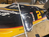Miller Genuine Draft Beer CAR Sign Racing #2 Tin Rusty Wallace 47" Breweriana