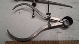 Vintage Starrett 6 Inch Outside Caliper & Brown Sharpe Inside Caliper Tool Lot