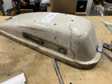 OEM Harley Panhead Shovelhead FLH Glide Vtg Saddlebag Lid White Electra Glide #2