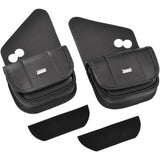 SHOW CHROME 3508-0046 HD90-102BCClassic Dual Pouch Windshield Pouch - FLH