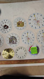 Vintage Klockit Clock Dial Faces, Numerals & Alignment Templates Lot