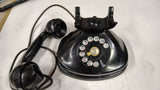 Vintage Stromberg Carlson 1212 Rotary Phone Black Bakelite Fat Boy Telephone